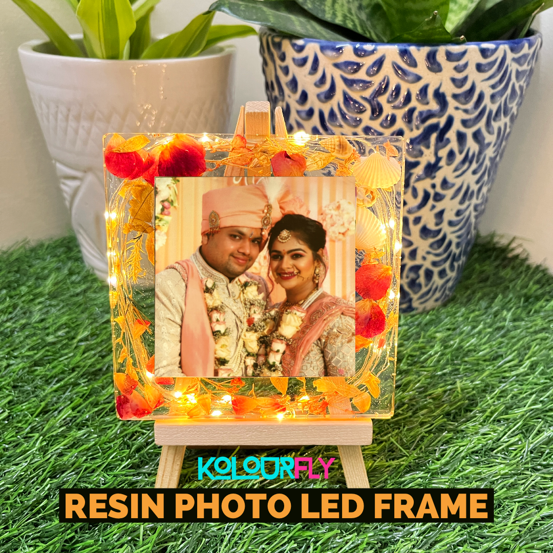 Flower preserved LED Frame