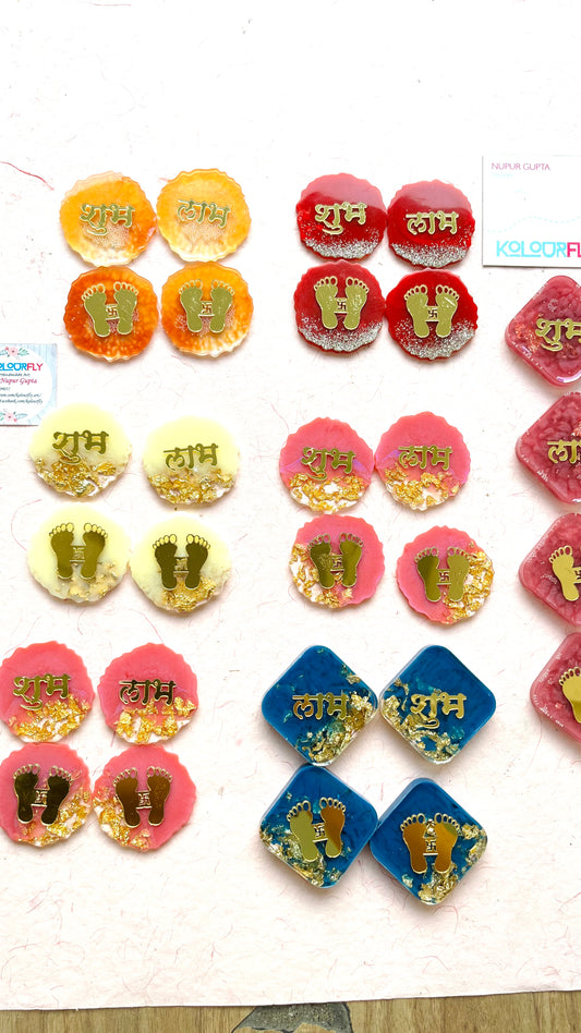 Mini shubh labh of Resin