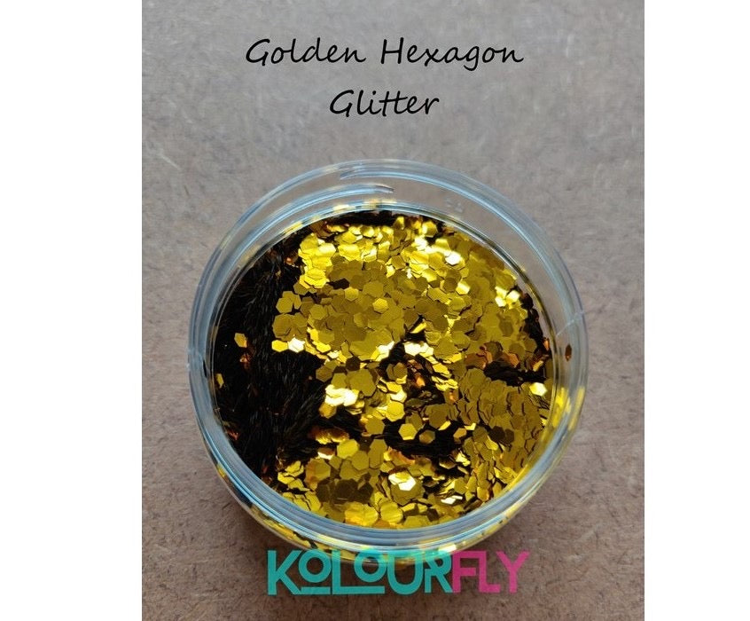 Hexagon Glitter Chunks (Single available)