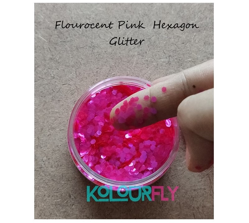 Hexagon Glitter Chunks (Single available)