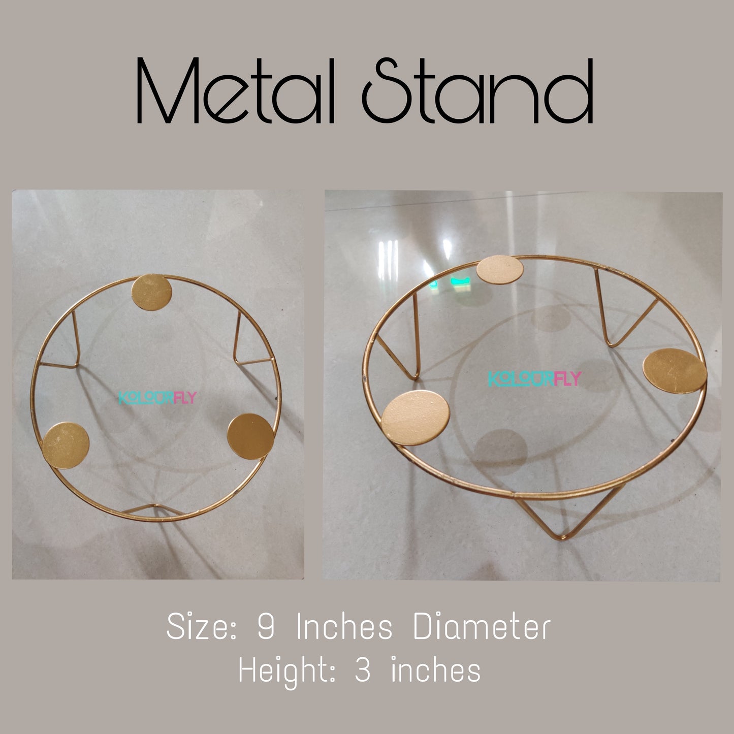 Metal cake Stand