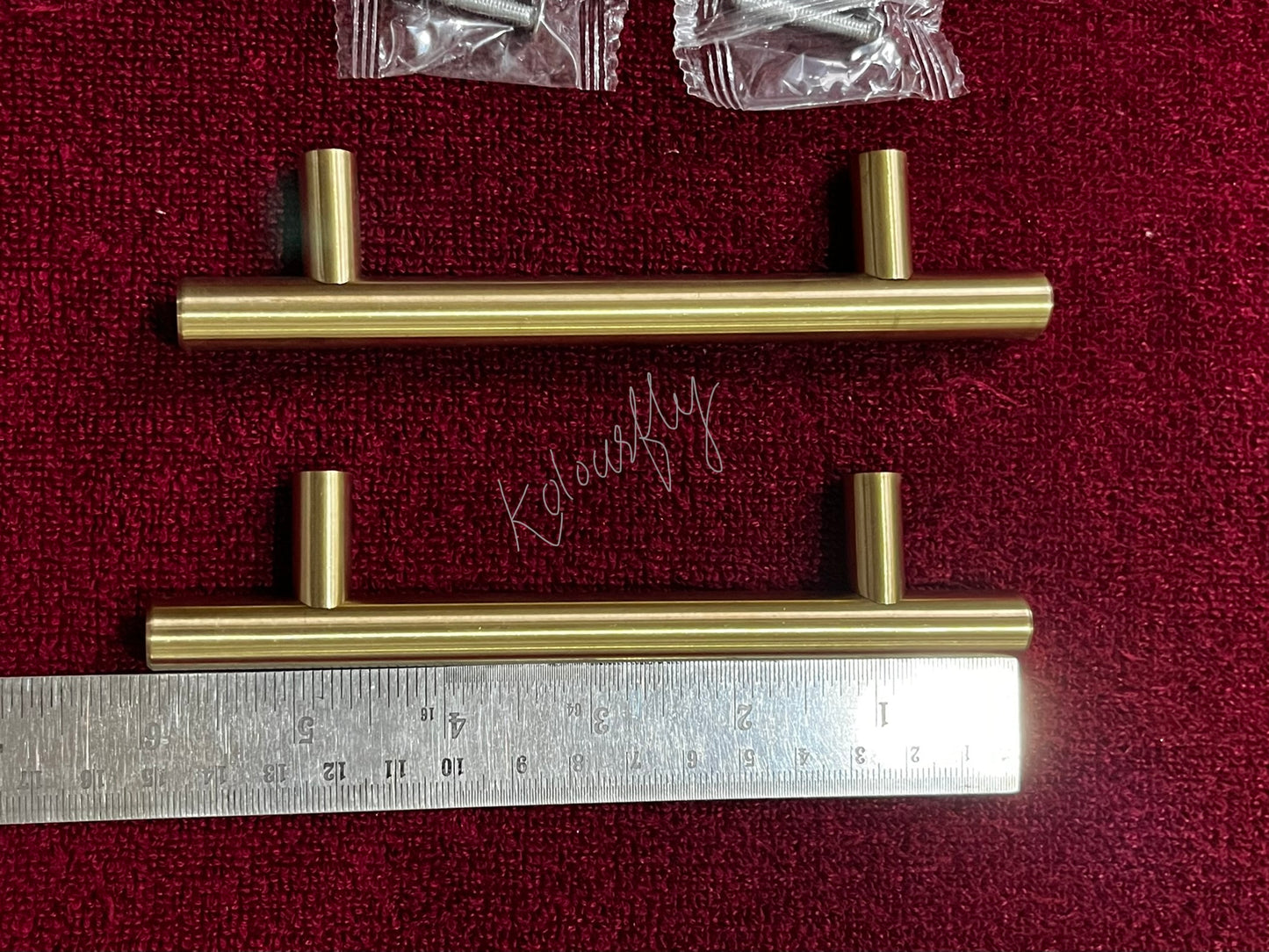 Plain Golden Handles for tray