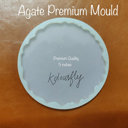 5 " agate round Mould (Premium)