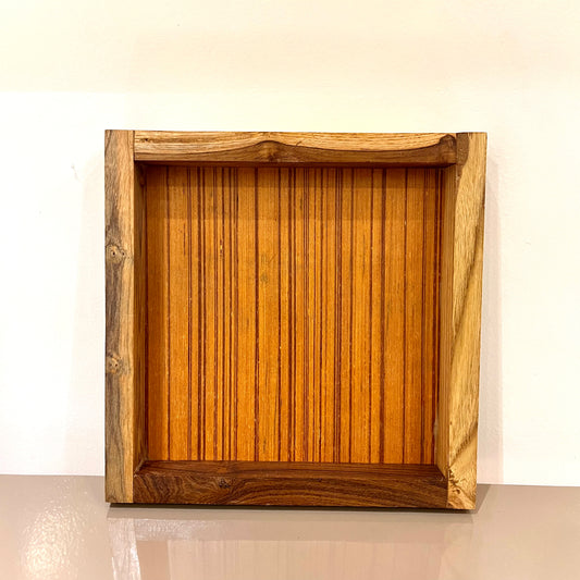 10 Inch Teak Wood Frame With Base