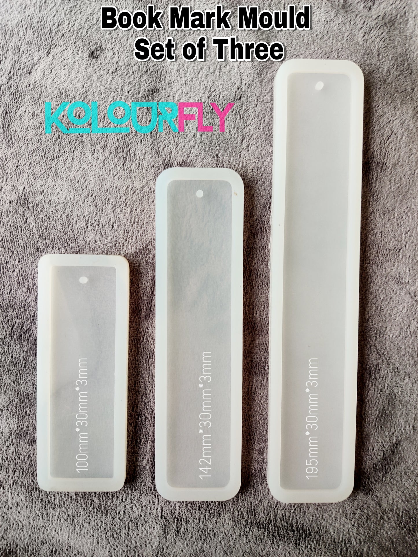 Bookmark Mould (set of 3)