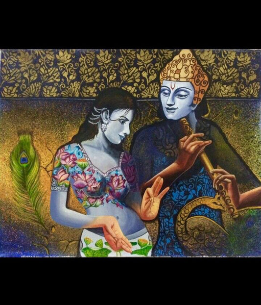 Shri Radhey Krishna Painting