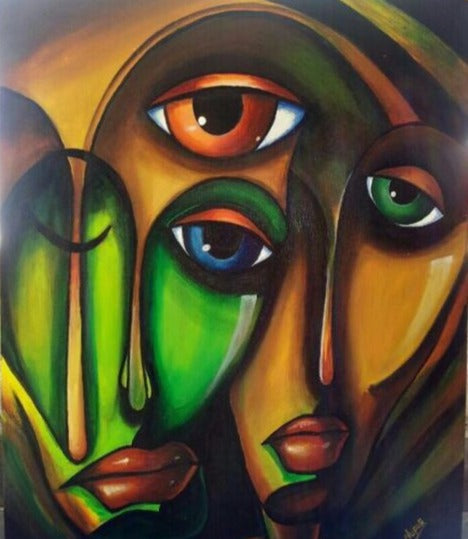 Faces of Life Painting