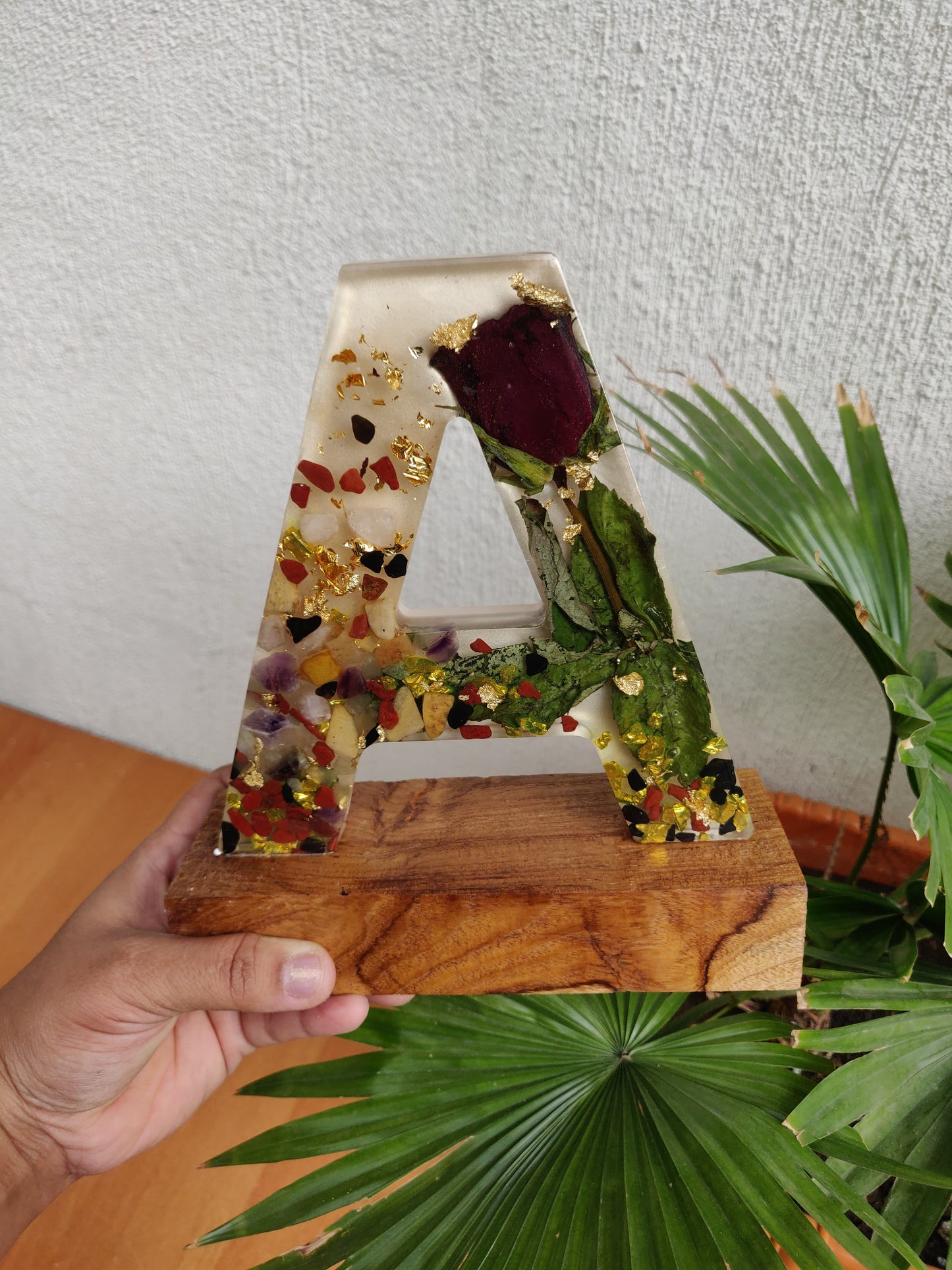 Flower preserved Letter